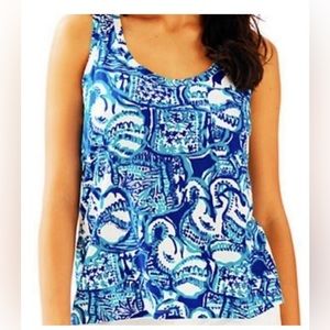 Lilly Pulitzer Pocket Elephant Tank XS